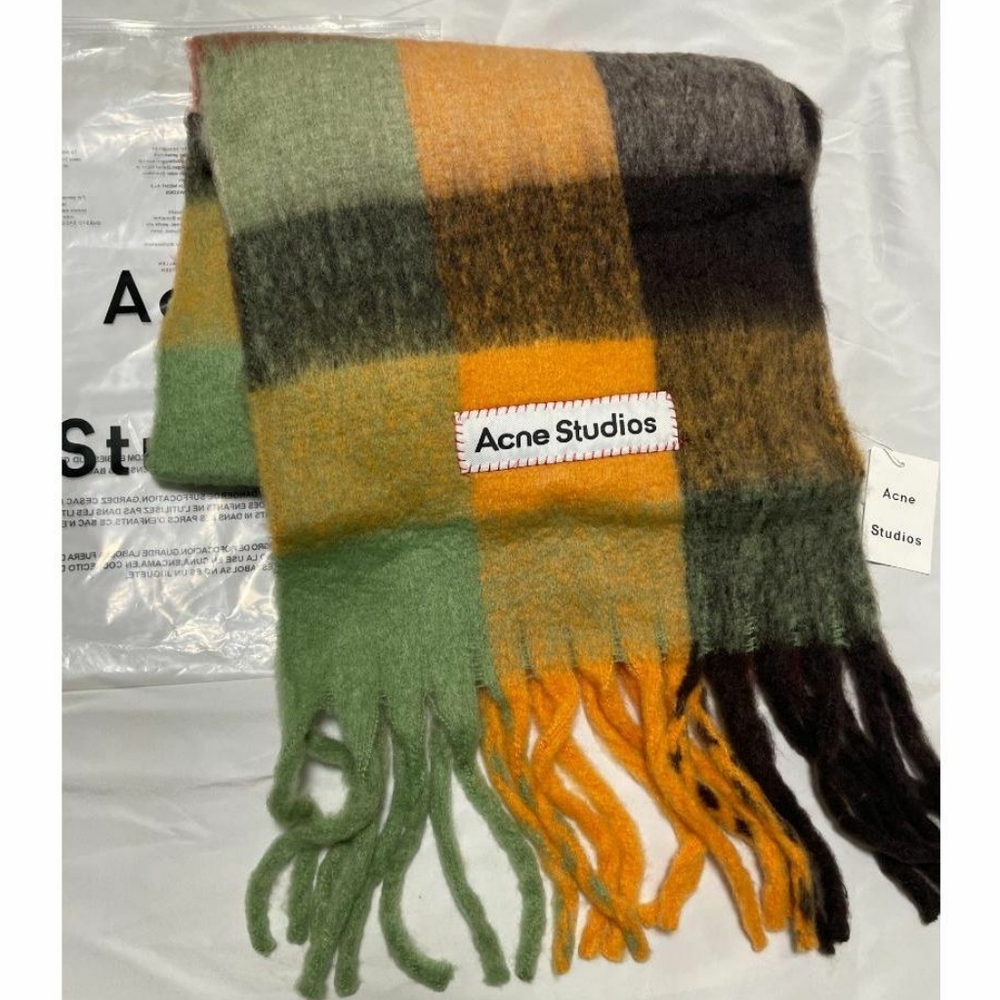Acne Studios Plaid Scarf